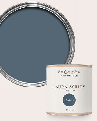 Dusky Seaspray Paint - View of open can of paint