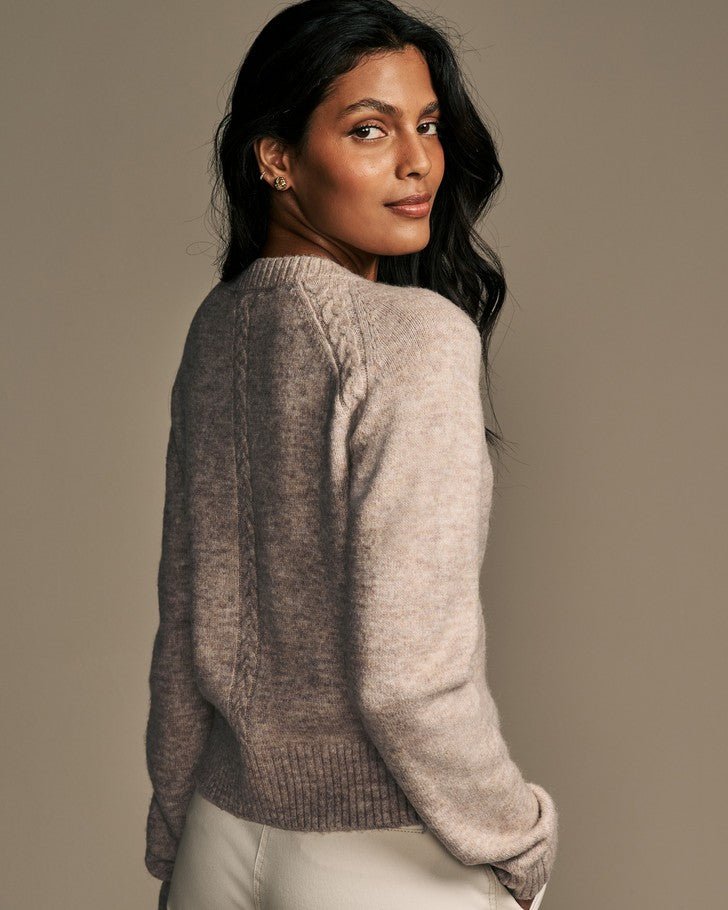 Mole Knitted Cable Button Down Cardigan