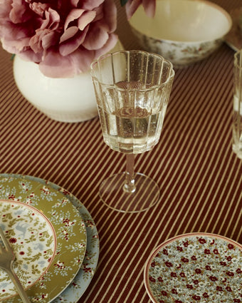 Stockbridge Set of 4 Salad Plates - View of plates on a table setting