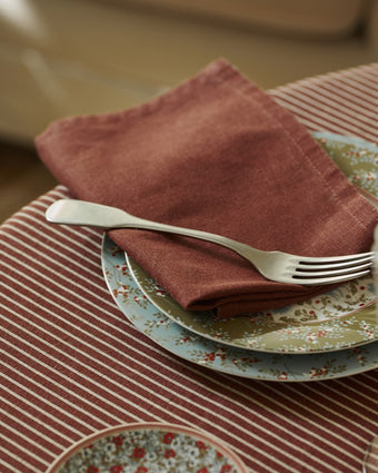 Stockbridge Set of 4 Salad Plates - View of  plates on a table setting
