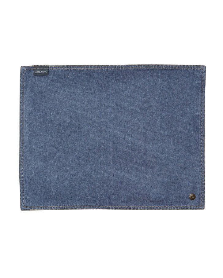 2-sided Denim/Sweet Allysum Placemat - Laura Ashley