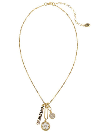 Gold Cluster Charms Happiness Necklace