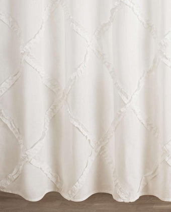 Adelina White Shower Curtain - Laura Ashley