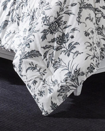 Amberley Charcoal Comforter Bonus Set - Laura Ashley