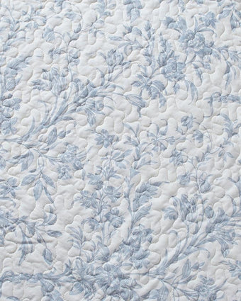 Amberley Soft Blue Quilt Set - Laura Ashley