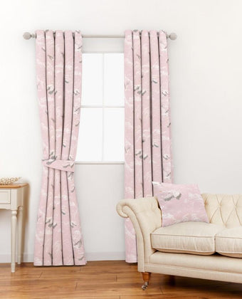 Animalia Blush Fabric Sample - Laura Ashley