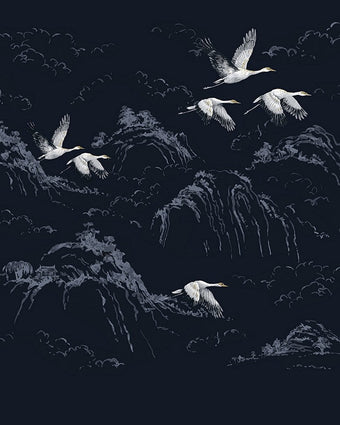 Animalia Midnight Mural - Laura Ashley