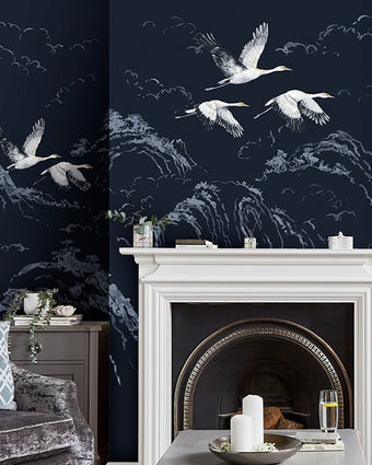 Animalia Midnight Mural - Laura Ashley