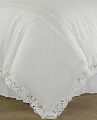 Annabella White Comforter Set - Laura Ashley