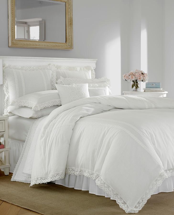 Annabella White Comforter Set