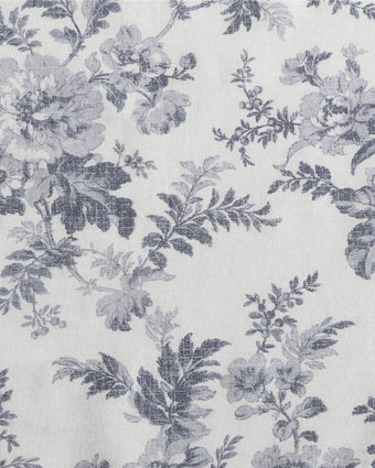 Annalise Floral Grey Tie Up Valance - Laura Ashley