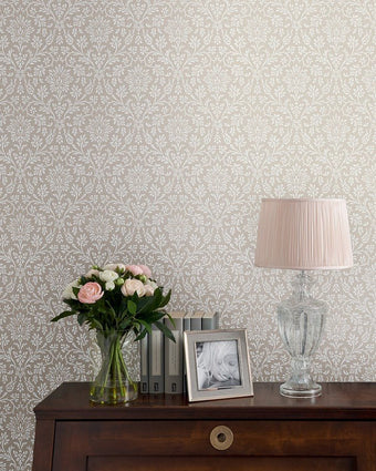 Annecy Dove Grey Wallpaper - Laura Ashley