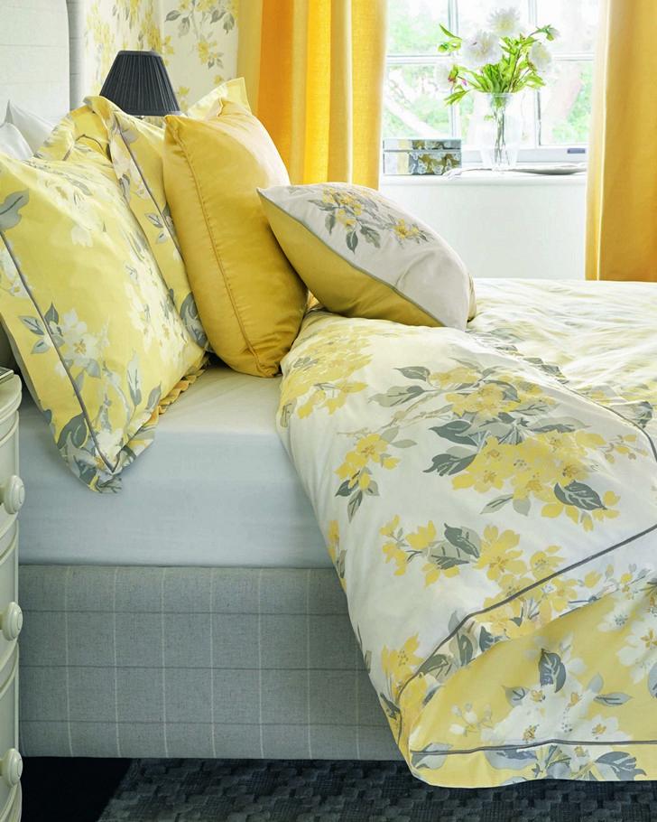 Apple Blossom Sunshine Print Duvet Cover - Laura Ashley