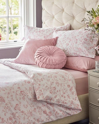 Aria Blush Duvet Bedset - Laura Ashley