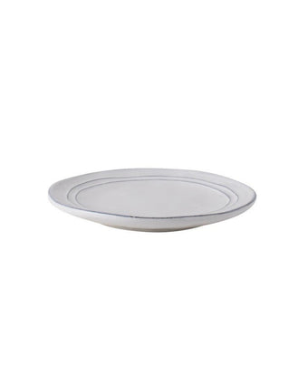 Artisan Set of 4 Appetizer Plates side view of plain plate