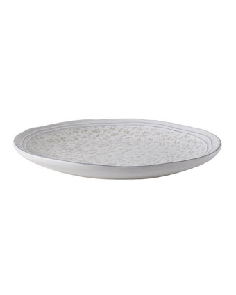 Artisan Set of 4 Luncheon Plates side view of printed plate