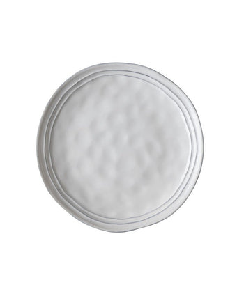 Artisan Set of 4 Luncheon Plates close up view of plain plate