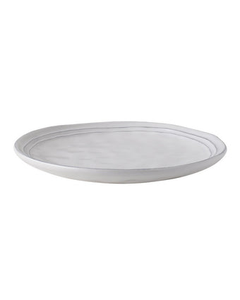 Artisan Set of 4 Luncheon Plates side view of plain plate