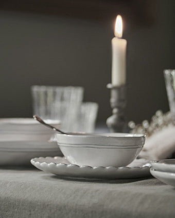 Artisan Set of 4 Small Bowls view of bowls on dining table