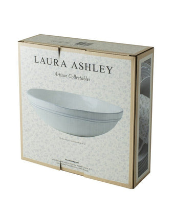 Artisan White Plain Serving Bowl view of gift box