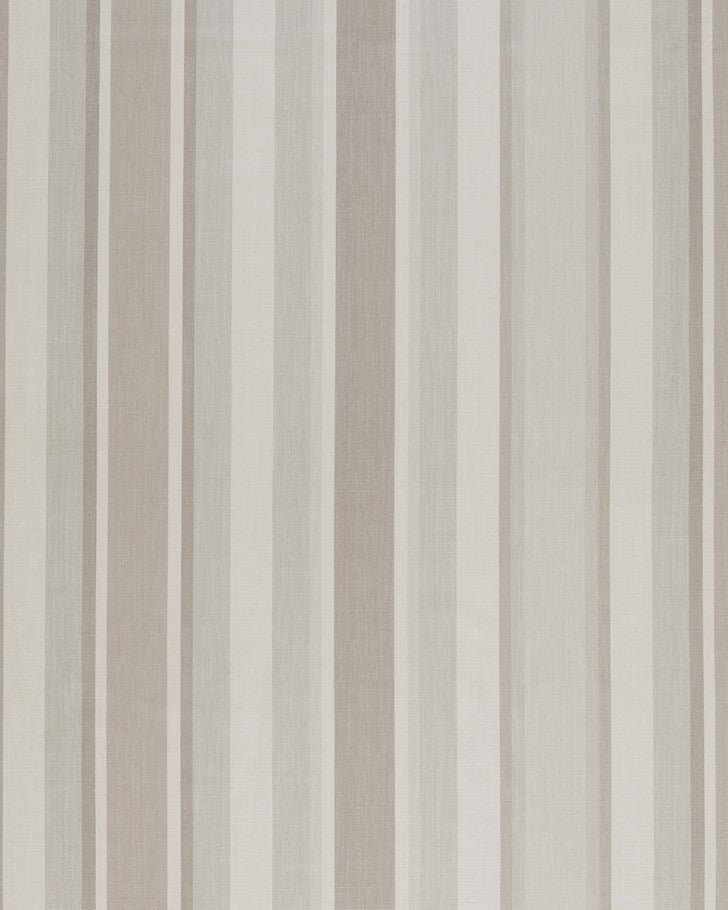 Awning Stripe Dove Grey Fabric - Laura Ashley