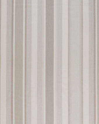 Awning Stripe Dove Grey Fabric - Laura Ashley