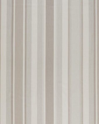 Awning Stripe Dove Grey Fabric - Laura Ashley