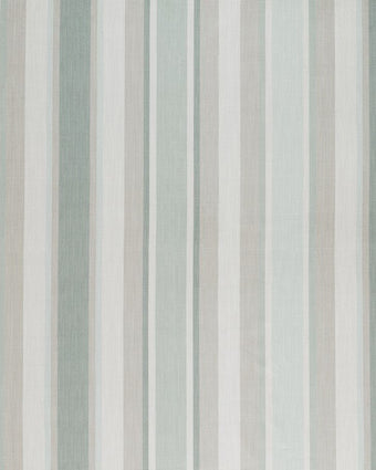 Awning Stripe Smoke Green Fabric - Laura Ashley