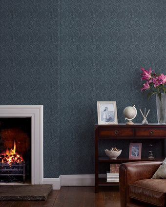 Barley Dusky Seaspray Wallpaper Sample - Laura Ashley
