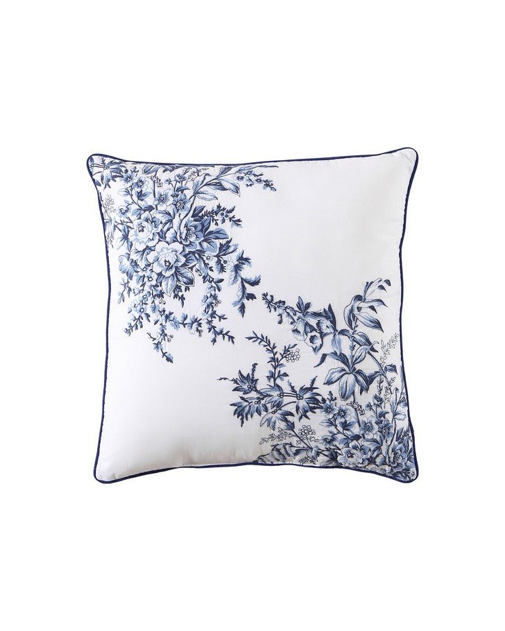 Bedford Blue 20X20 Decorative Pillow - Front view of pillow