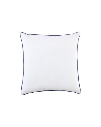 Bedford Blue 20X20 Decorative Pillow - Reverse side of pillow