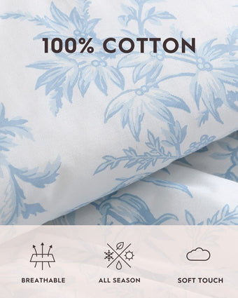 Bedford Blue Comforter Set  Information about bedding