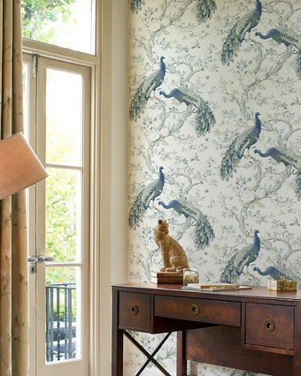 Belvedere Midnight Wallpaper Sample - Laura Ashley