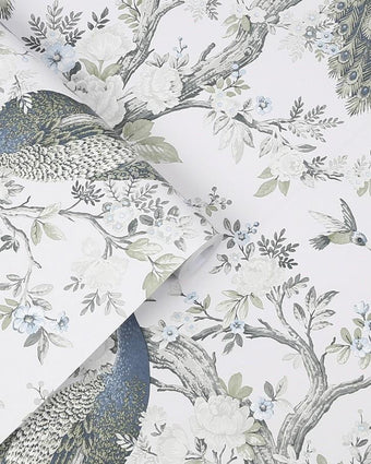 Belvedere Midnight Wallpaper Sample - Laura Ashley