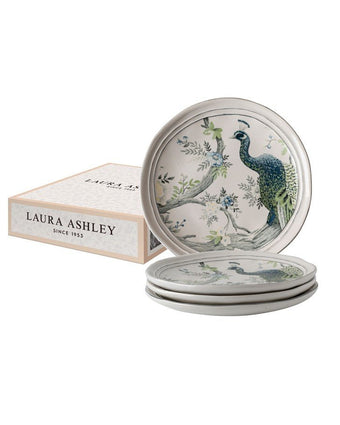 Belvedere Set of 4 Salad Plates - view of plates with gift box