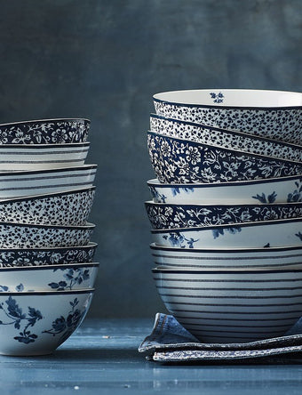 Blueprint China Rose Set of 4 Bowls - Laura Ashley