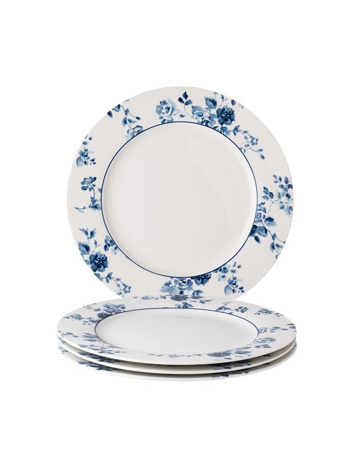 Blueprint China Rose Set of 4 Dinner Plates - Laura Ashley