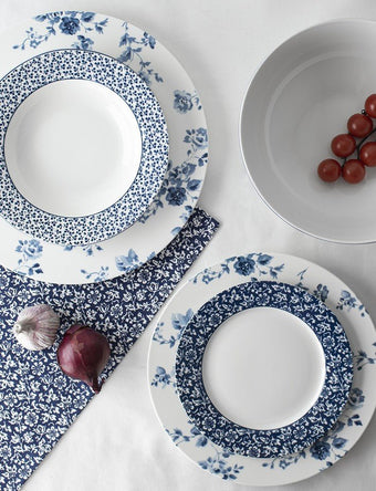 Blueprint China Rose Set of 4 Dinner Plates - Laura Ashley