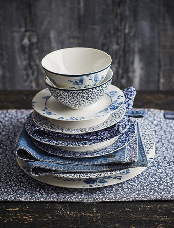 Blueprint Floris Set of 4 Bowls - Laura Ashley