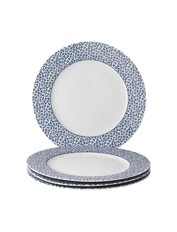 Blueprint Floris Set of 4 Dinner Plates - Laura Ashley