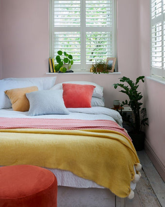 Blush Paint - View of paint on a wall