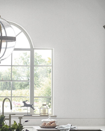 Blyth Paintable White Wallpaper - Laura Ashley