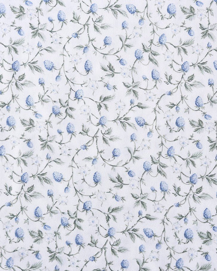 Bramble Vine Green Cotton Sateen Sheet Set