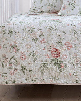 Breezy Floral Pink Daybed Bonus Set - Laura Ashley