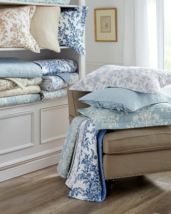 Brighton Blue Quilt Set - Available options