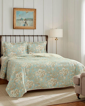 Brompton Reversible Quilt Set - Laura Ashley