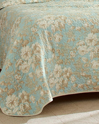 Brompton Reversible Quilt Set - Laura Ashley