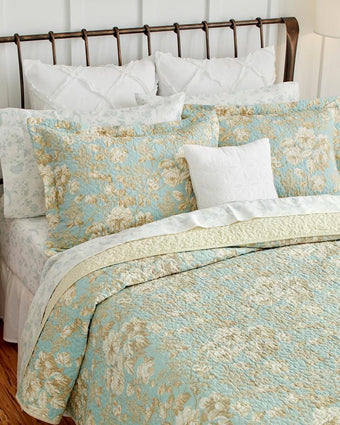 Brompton Reversible Quilt Set - Laura Ashley