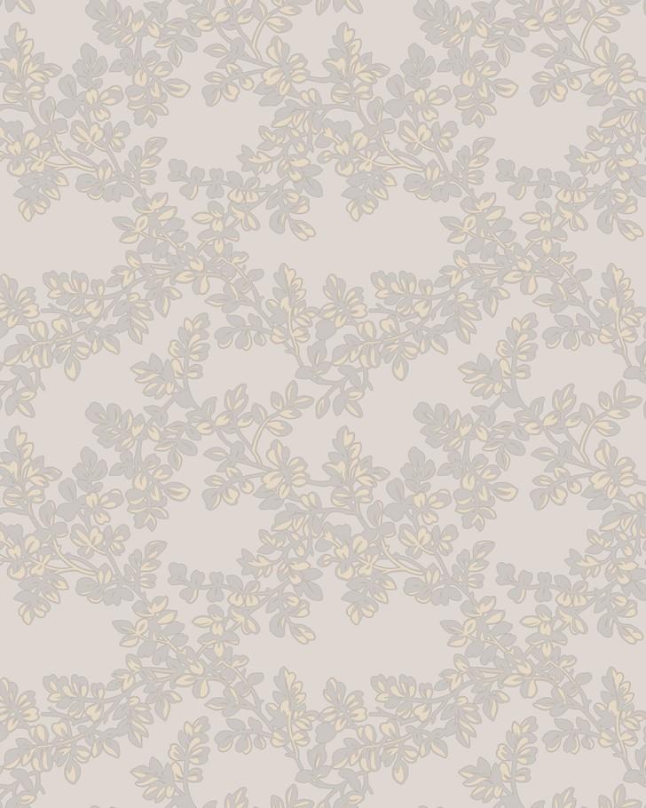 Burnham Dove Grey Wallpaper Sample - Laura Ashley
