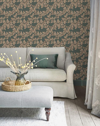 Burnham Fern Wallpaper Sample - Laura Ashley
